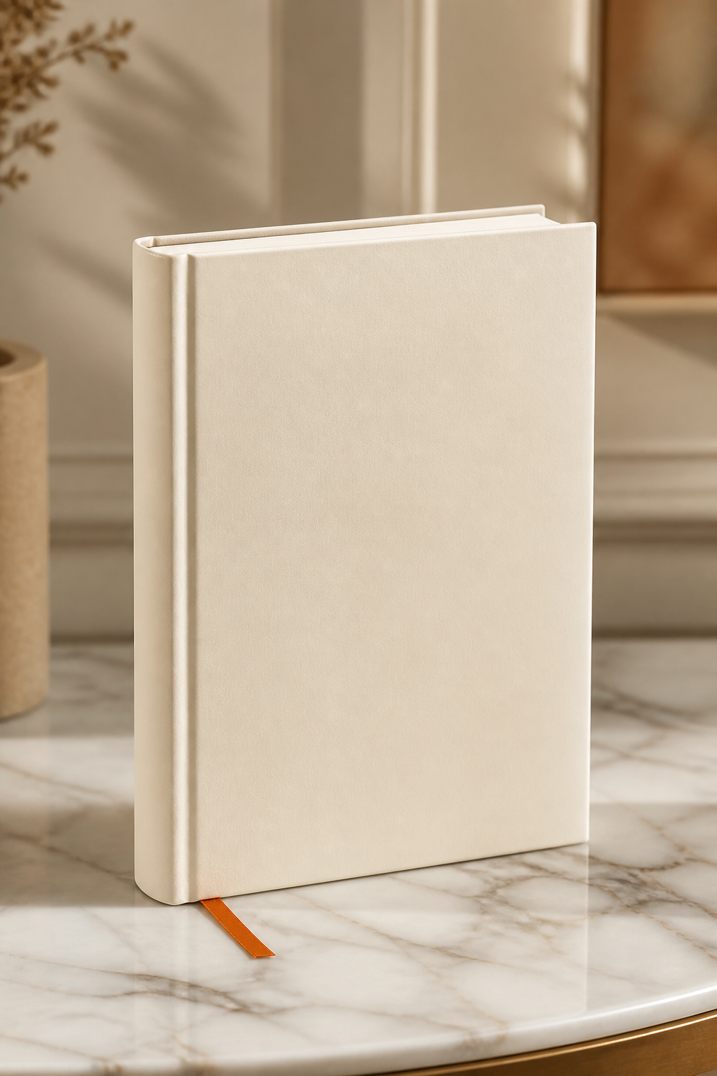 Premium hardcover book cover design